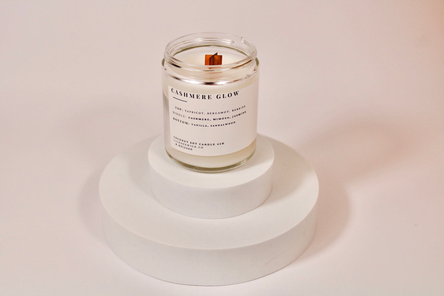 Cashmere Glow Candle | Lil Dope Wick.co