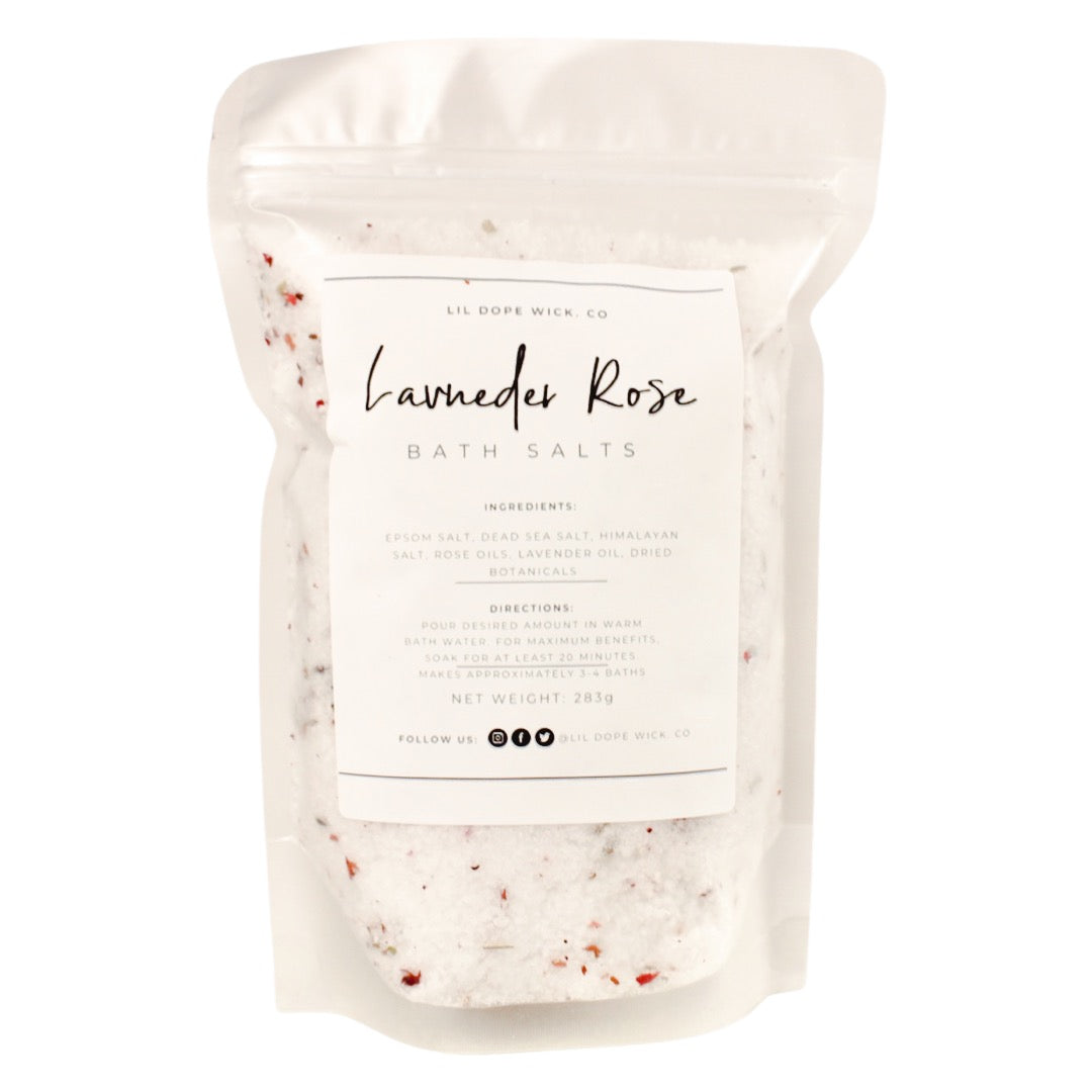 Lavender Rose Bath Salt | Lil Dope Wick.co